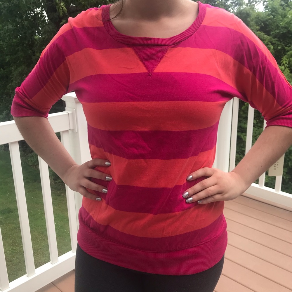 NWT Sonoma Striped Dolman Top
